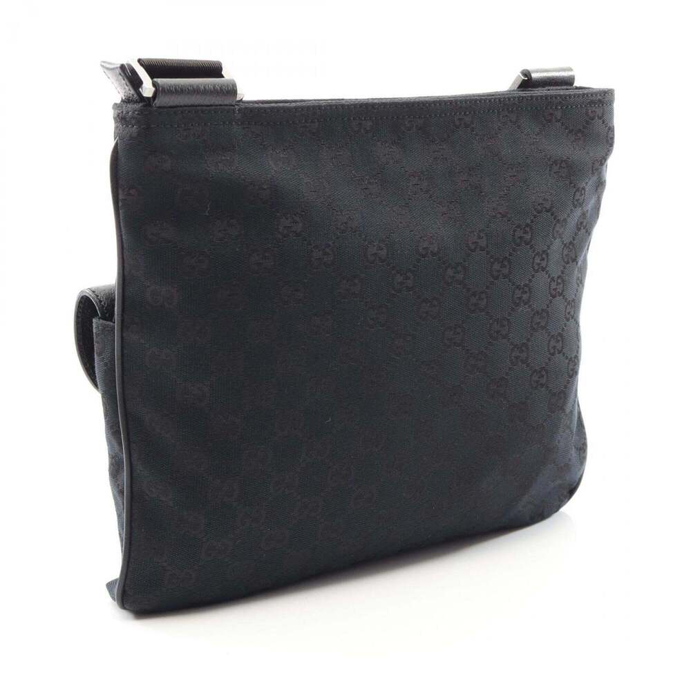 GUCCI Black Leather Shoulder Bag - Picture 2 of 8